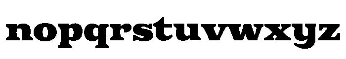 Eroika Slab Black Font LOWERCASE
