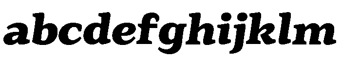 Eroika Slab Bold Italic FONT