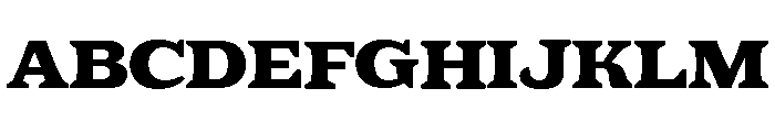 Eroika Slab Bold Font UPPERCASE