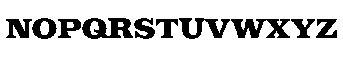 Eroika Slab Bold Font UPPERCASE