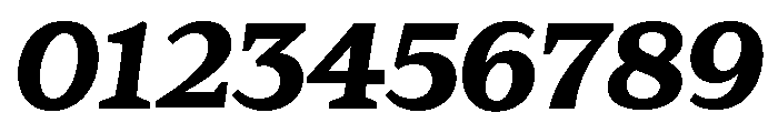 Eroika Slab Medium Italic Font OTHER CHARS