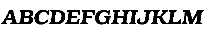 Eroika Slab Medium Italic Font UPPERCASE