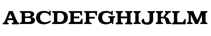 Eroika Slab Medium Font UPPERCASE