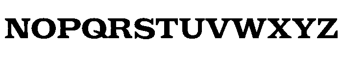 Eroika Slab Medium Font UPPERCASE