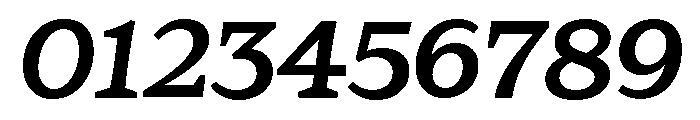 Eroika Slab Regular Italic Font OTHER CHARS
