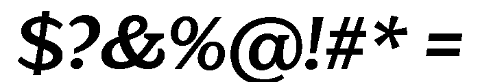 Eroika Slab Regular Italic Font OTHER CHARS