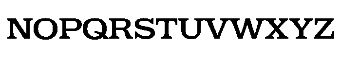 Eroika Slab Regular Font UPPERCASE