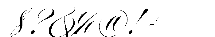 Erotica Big Font OTHER CHARS