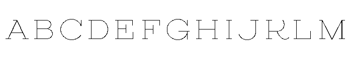Erotica Capitals Thin Font UPPERCASE