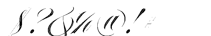 Erotica Inline Font OTHER CHARS
