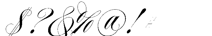 Erotica Small Font OTHER CHARS