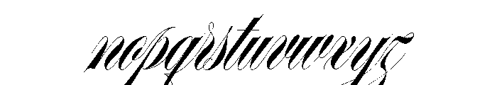 Erotica Small Font LOWERCASE