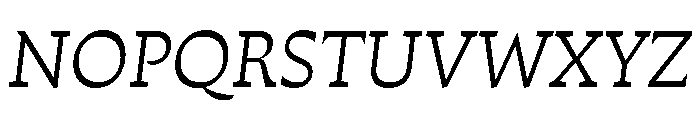 Estrojeune Light Italic Font UPPERCASE