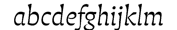Estrojeune Light Italic FONT