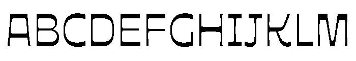 Estrojeune Medium Font UPPERCASE