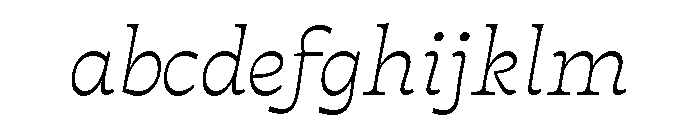 Estrojeune Thin Italic FONT