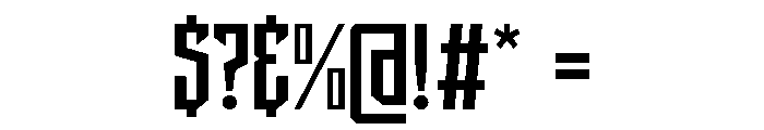 Escape Dribble Font OTHER CHARS