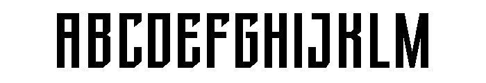Escape Dribble Font UPPERCASE