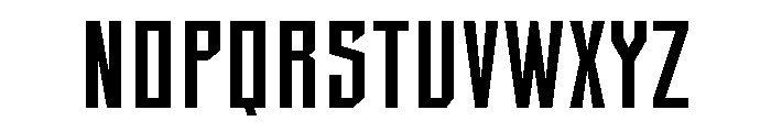 Escape Dribble Font UPPERCASE