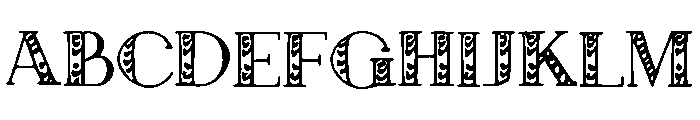 Escher Font UPPERCASE