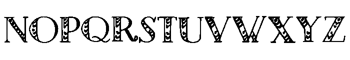 Escher Font UPPERCASE