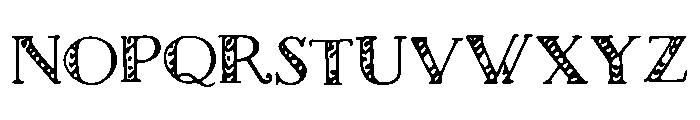 Escher Font LOWERCASE