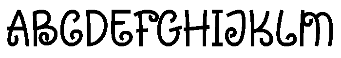 Eskul Jokes Font UPPERCASE