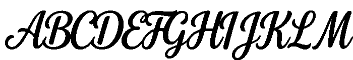 Esmeralda Regular Font UPPERCASE