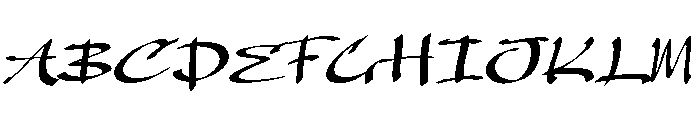 Esnathery Regular Font UPPERCASE