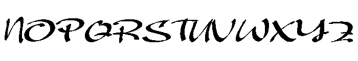 Esnathery Regular Font UPPERCASE