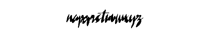 Esnathery Regular Font LOWERCASE