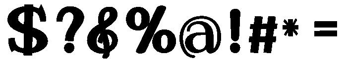 Espena-Black Font OTHER CHARS
