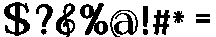 Espena-Bold Font OTHER CHARS