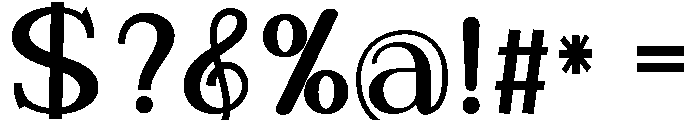 Espena-SemiBold Font OTHER CHARS
