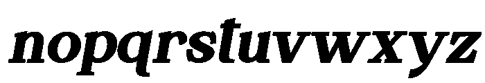 Espenaslant-Black Font LOWERCASE
