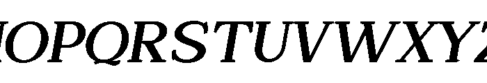 Espenaslant-Bold Font UPPERCASE