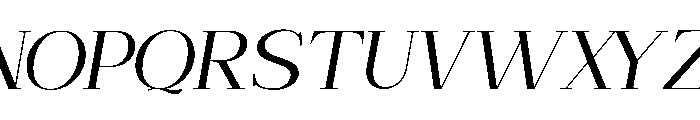 Espenaslant-Regular Font UPPERCASE