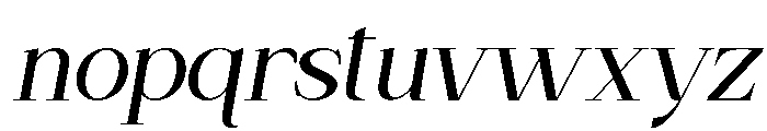 Espenaslant-Regular Font LOWERCASE