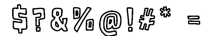 Espresso Shot Trio Border Font OTHER CHARS