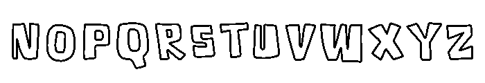 Espresso Shot Trio Border Font UPPERCASE