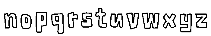 Espresso Shot Trio Border Font LOWERCASE