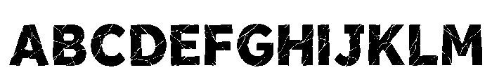 Esric Regular Font UPPERCASE