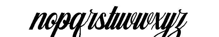 Estellar Calligraphy Regular Font LOWERCASE