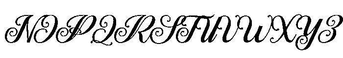 EstellarCalligraphy-Regular Font UPPERCASE