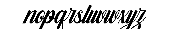 EstellarCalligraphy-Regular Font LOWERCASE