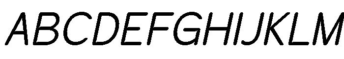EstelleSans-Italic Font UPPERCASE