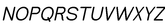 EstelleSans-Italic Font UPPERCASE