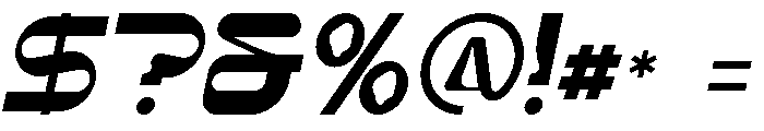 Estemo Italic Font OTHER CHARS