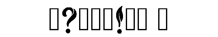 Esten Regular Font OTHER CHARS