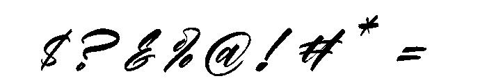 Esterdam Italic Font OTHER CHARS
